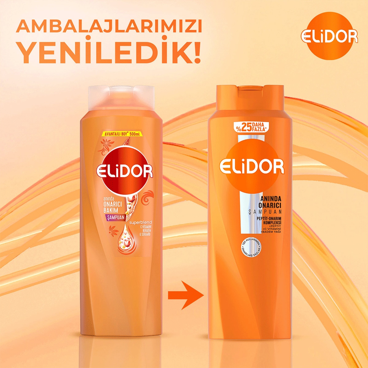  ELİDOR ELİDOR Elidor Şampuan Anında Onarıcı 500 ml  1 of 7 