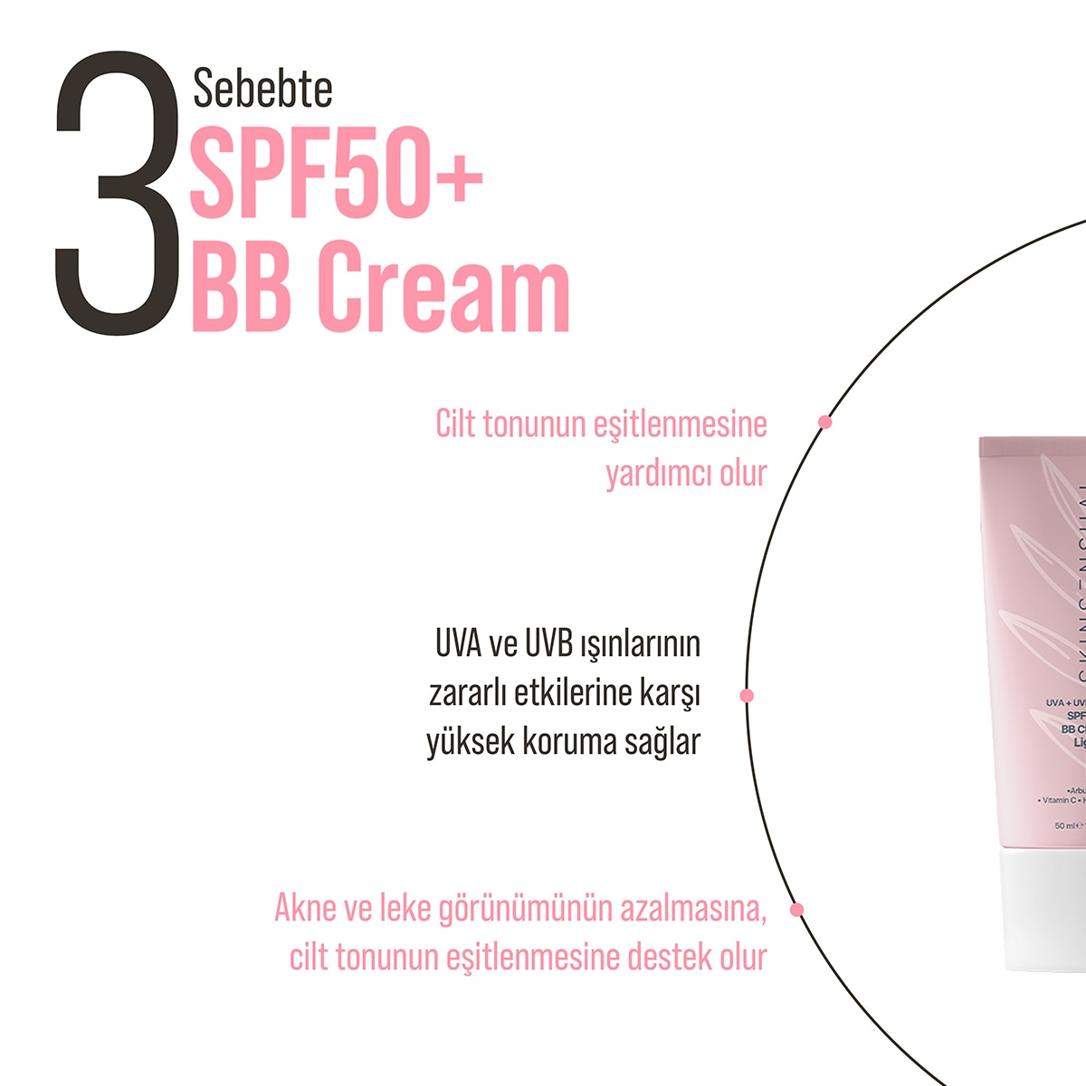  SKIN SENSUAL SKIN SENSUAL Skin Sensual SPF 50+ BB Krem Light 50 ml  1 of 9 
