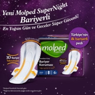 Molped Supernight Gece Süper Ekonomik Ped 18 Adet