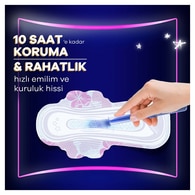  ORKID ORKID Orkid Platinum Dörtlü Hijyenik Ped Gece Ekstra 16'lı  1 of 8 