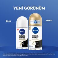 Nivea Black and White Invisible Kadın İpeksi Pürüzsüzlük Roll On 50 ml