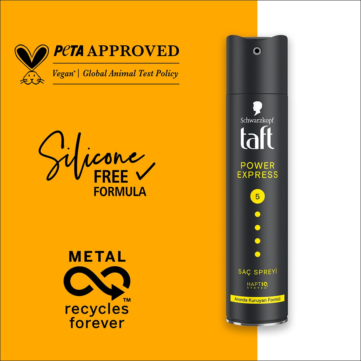 TAFT TAFT Taft Power Express Saç Spreyi 250 ml 1 of 6