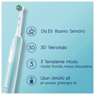 Oral-B Pro Şarjlı Diş Fırçası Mavi + Çanta