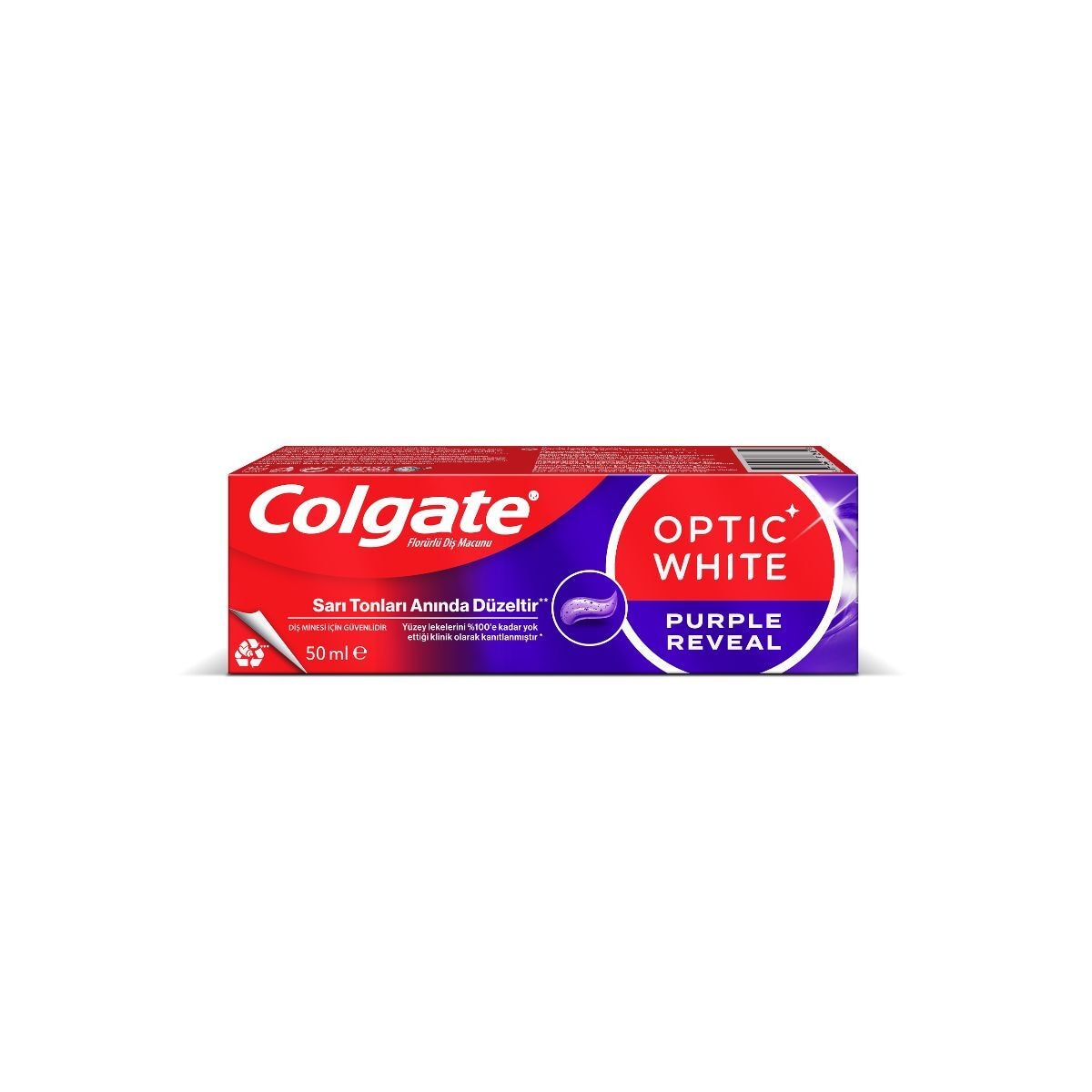 COLGATE COLGATE Colgate Optic White Purple Diş Macunu 50 ml 1 of 5