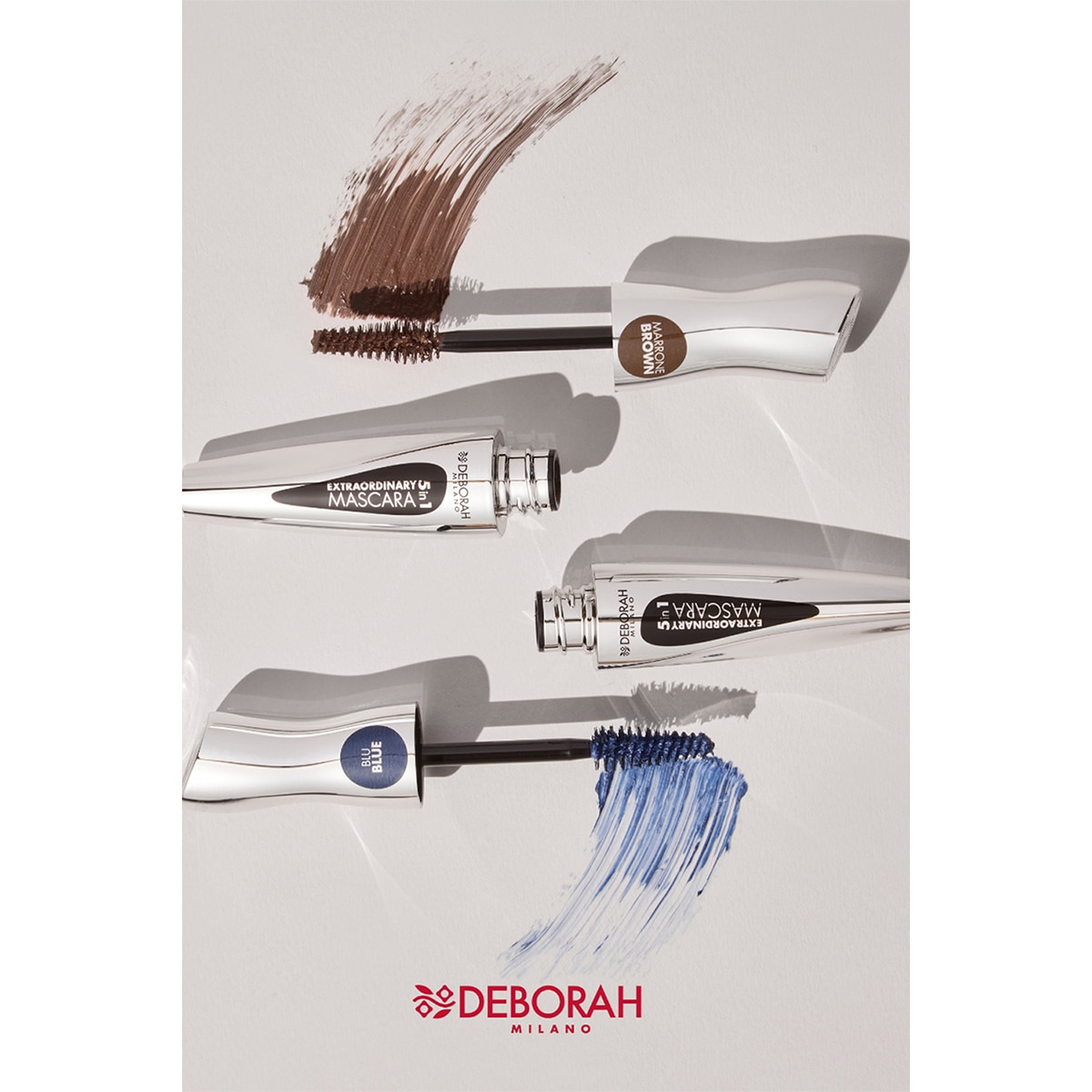 DEBORAH DEBORAH Deborah 5in1 Extraordinary Kahverengi Maskara 1 of 2