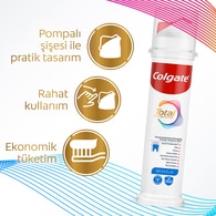 Colgate Total Beyazlık Diş Macunu Pratik Tasarım Beyazlatıcı 100 ml