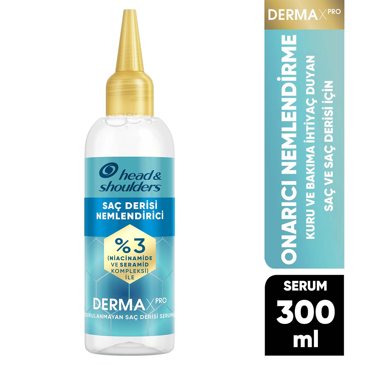 HEAD&SHOULDERS HEAD&SHOULDERS Head&Shoulders DermaXPRO Onarıcı Nemlendirme Saç Derisi Nemlendirici Durulanmayan Saç Derisi Serumu Niacinamide ve Seramid 145 ml 1 of 5