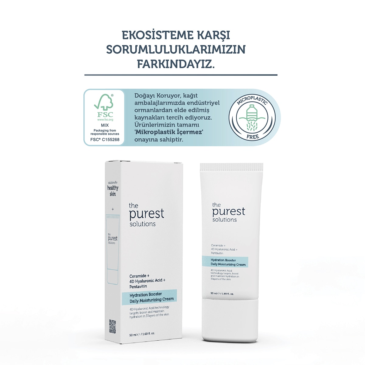 undefined THE PUREST SOLUTIONS The Purest Solutions Günlük Nemlendirici Bakım Kremi 50 ml 1 of 6