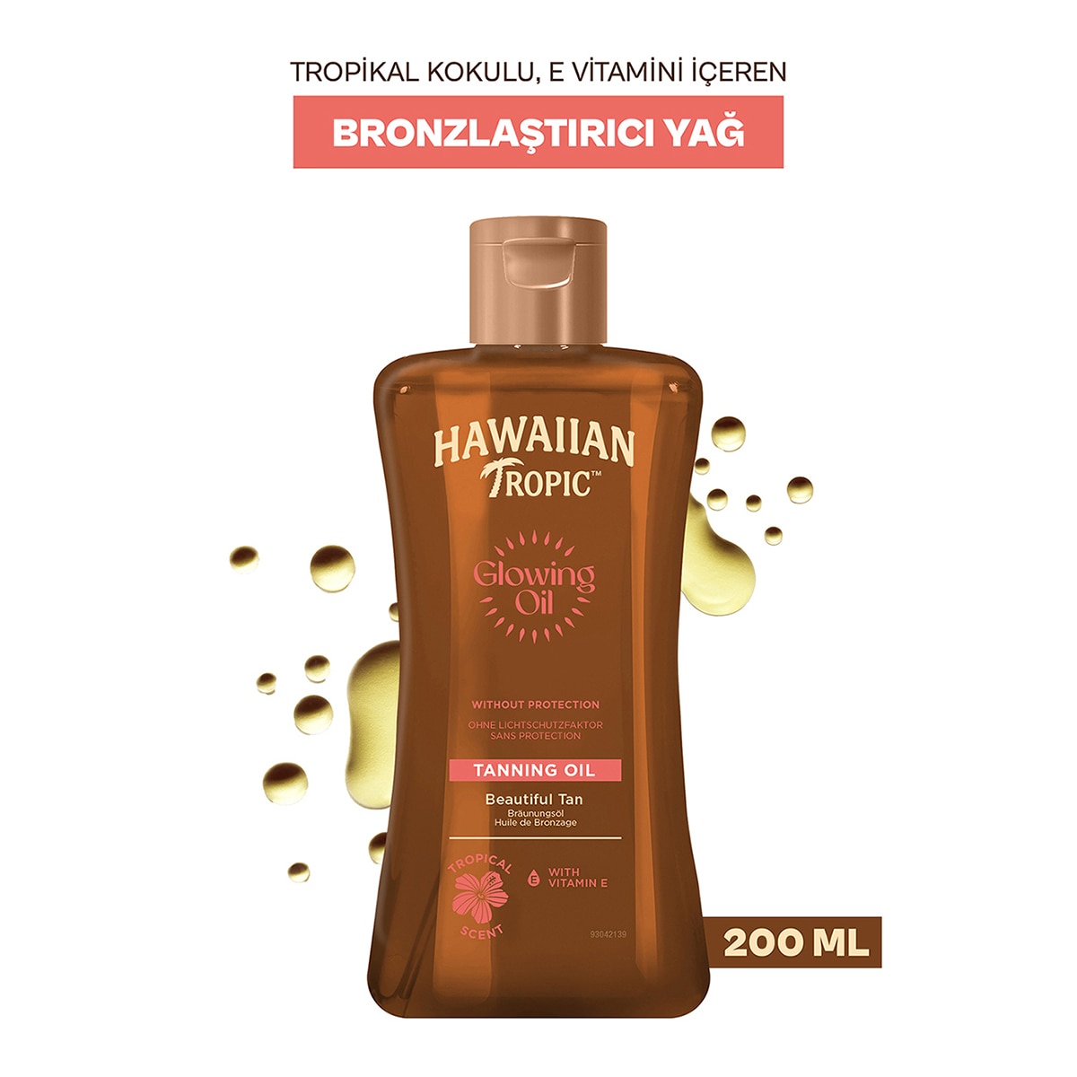 H.TROPIC H.TROPIC Hawaiian Tropic Bronzlaşma Yağı 200 ml  1 of 5 