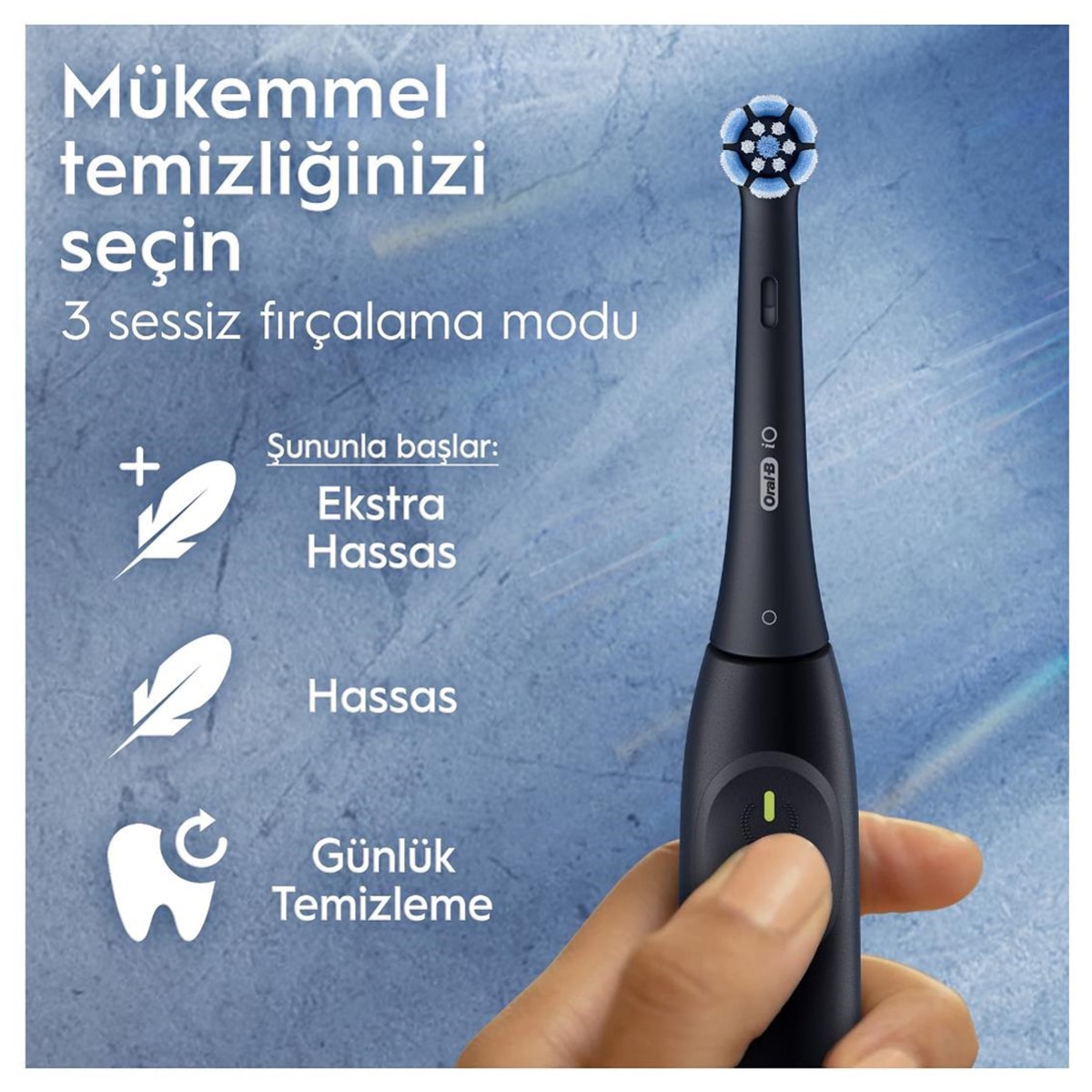 ORAL-B ORAL-B Oral-B iO 2 Şarjlı Diş Fırçası Gece Siyahı 1 of 7