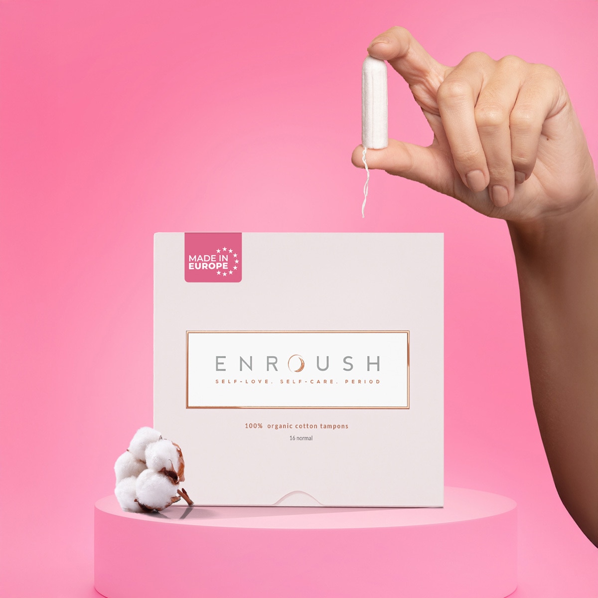  ENROUSH ENROUSH Enroush Organik Tampon Normal 16'lı  1 of 6 