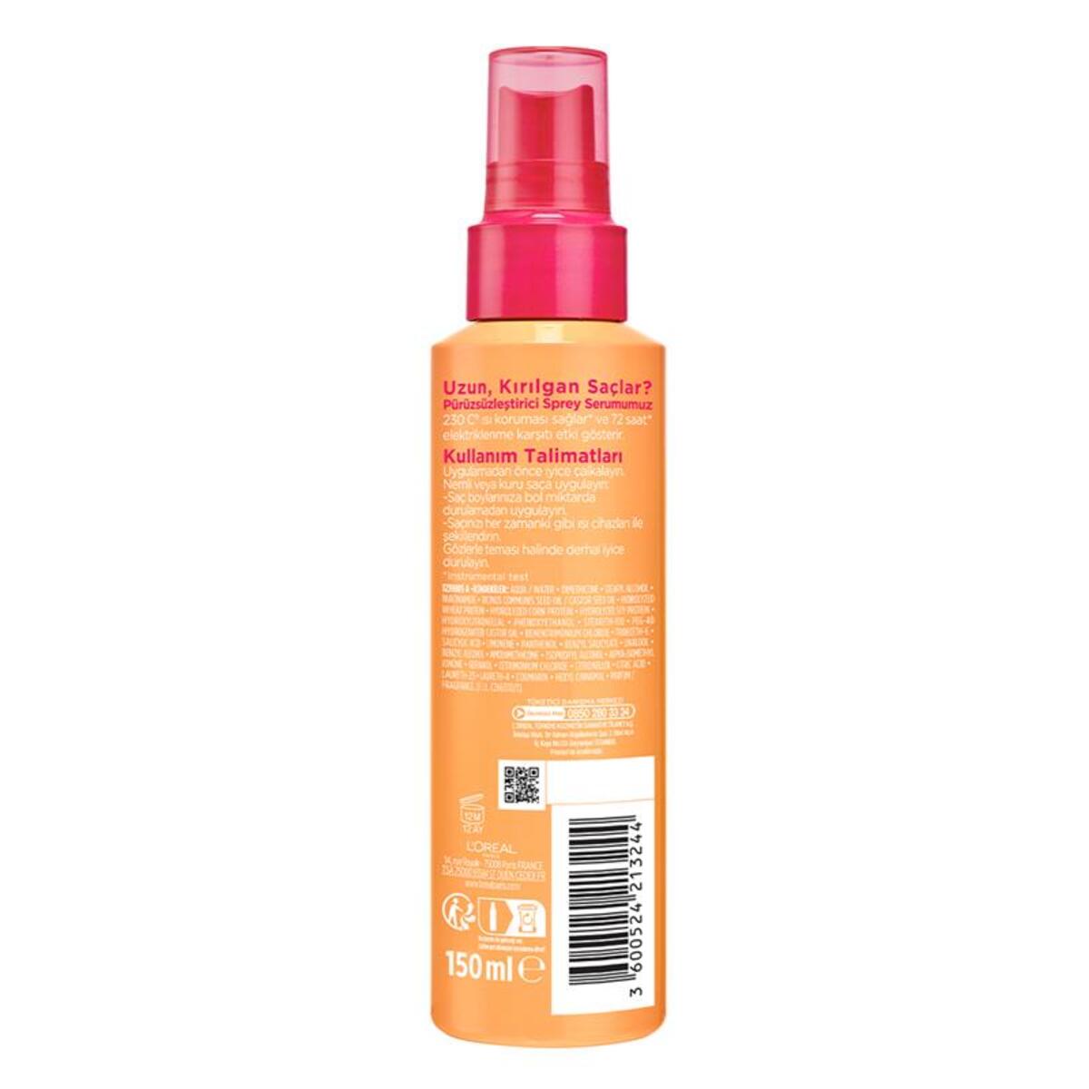  ELSEVE ELSEVE Elseve Dream Long Isı Koruyucu & Pürüzsüzleştirici Sprey Serum 150 ml  1 of 2 