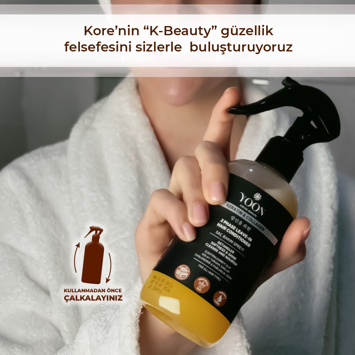  YOON YOON Yoon Keratin Saç Spreyi 250 ml  1 of 6 