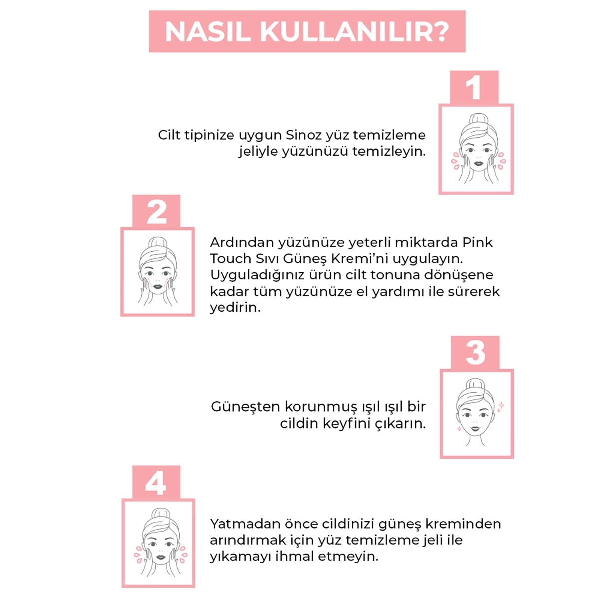  SİNOZ SINOZ Sinoz Pink Touch Ton Eşitleyici Güneş Kremi Spf50+  1 of 10 