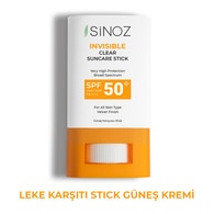 Sinoz Günlük Kullanım Stick Güneş Kremi 15 g