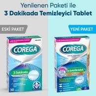  COREGA COREGA Corega Diş Protez Temizleyici Tablet 30 Adet  1 of 8 