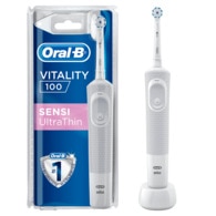  ORAL-B ORAL-B EXC. Oral-B D100 Vitality Sensitive Ultrathin Şarjlı Diş Fırçası White  1 of 1 