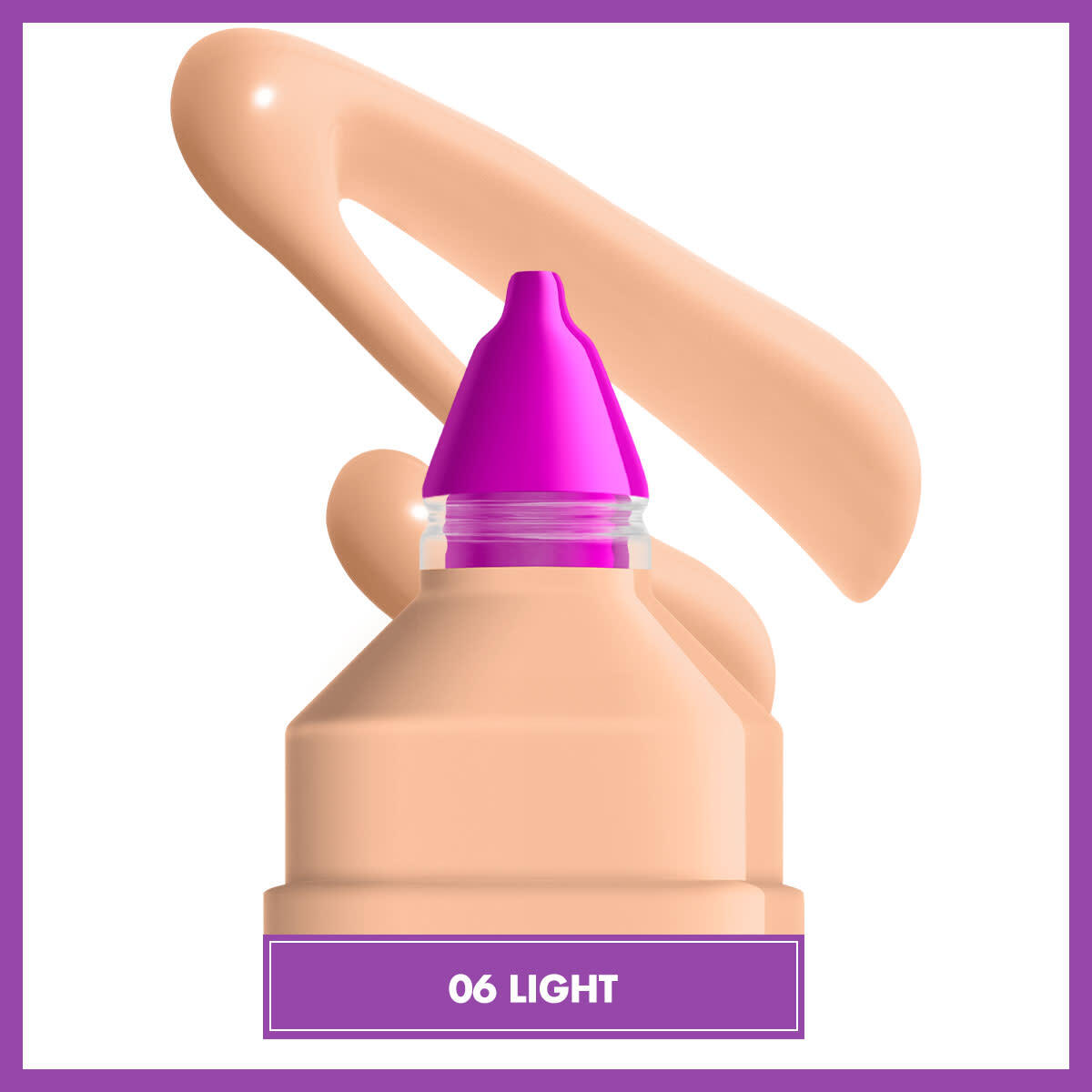  NYX NYX Nyx Professional Makeup Make em Wonder Fondöten 06 Light  1 of 10 