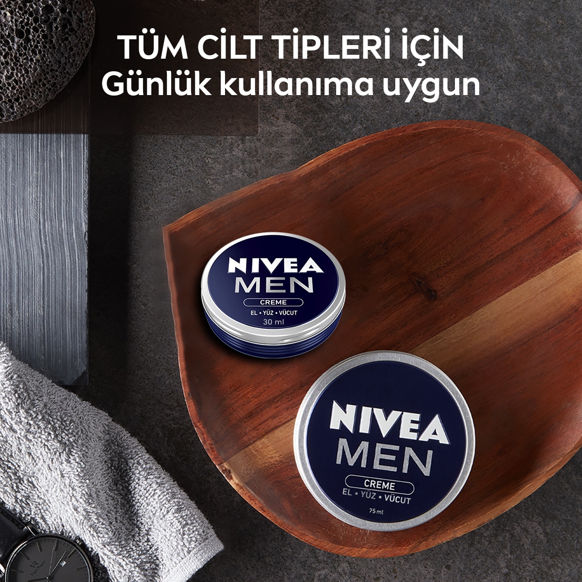  NIVEA FOR MEN NIVEA FOR MEN Nivea Men Erkekler İçin Krem 75 ml  1 of 6 