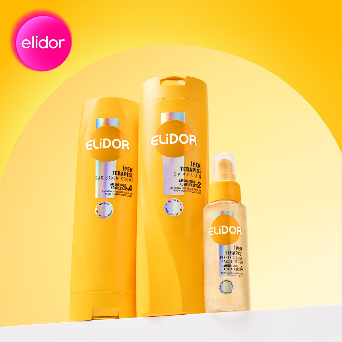  ELİDOR ELİDOR Elidor Saç Kremi İpek Terapisi 350 ml  1 of 9 