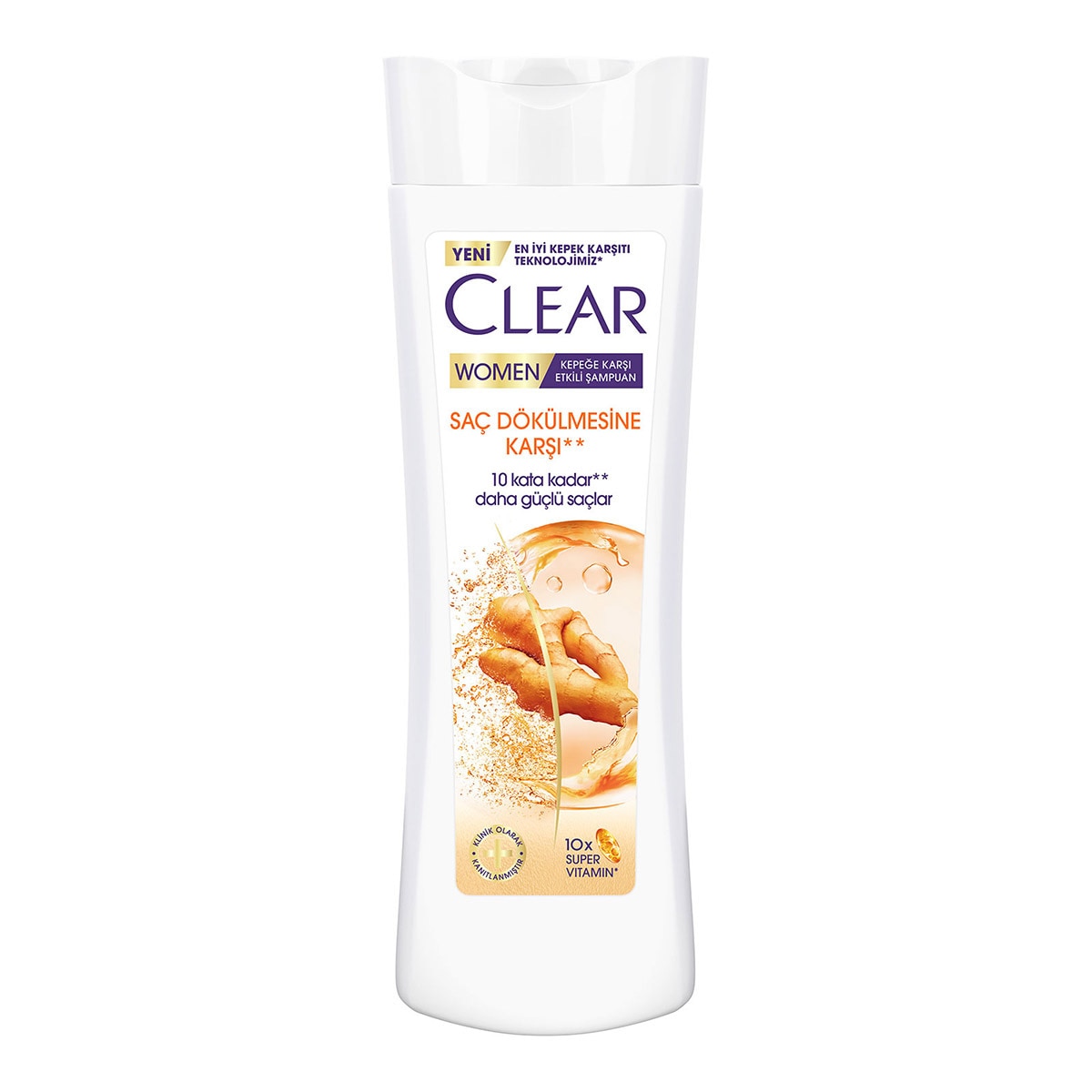  CLEAR CLEAR Clear Women Kepeğe Karşı Etkili Şampuan Saç Dökülmesine Karşı 350 ml  1 of 10 
