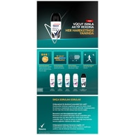 REXONA REXONA Rexona Üstün Koruma Kadın Roll On Deodorant Invisible 72 Saat Kesintisiz Koruma 50 ml 1 of 9