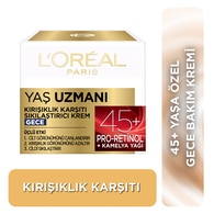  LOREAL PARIS LOREAL PARIS L'Oreal Paris Yaş Uzmanı Sıkılaştırıcı Krem Gece 40+50 ml  1 of 7 