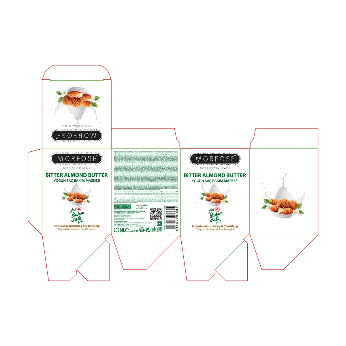  MORFOSE EXC. MORFOSE EXC. Morfose Butter Saç Bakım Maske Acıbadem 200 ml  1 of 5 