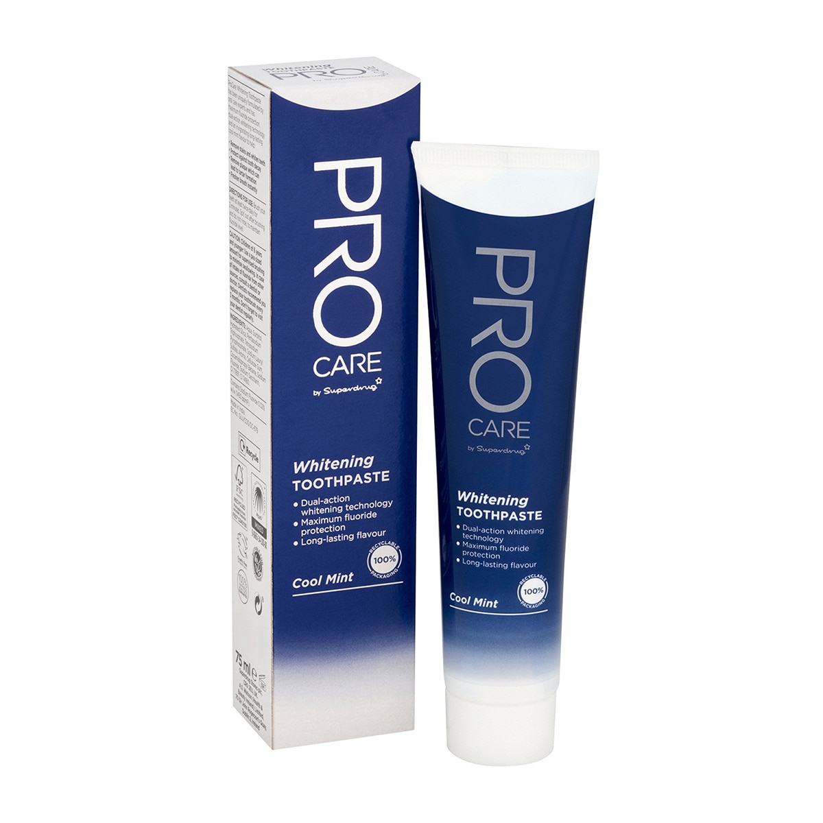  SUPERDRUG SUPERDRUG Superdrug Procare Beyazlatıcı Diş Macunu 75 ml  1 of 2 