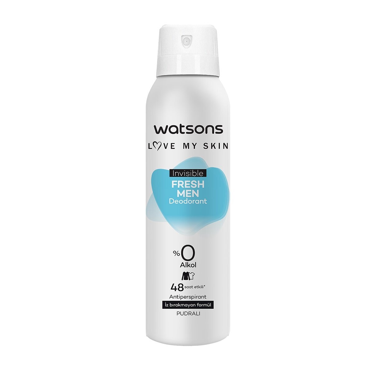 WATSONS WATSONS Watsons Invisible Fresh Men Deodorant Sprey 150 ml 1 of 2