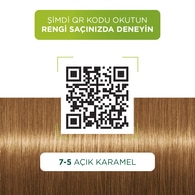 Palette Kalıcı Doğal Renkler Saç Boyası 7-5 Açık Karamel