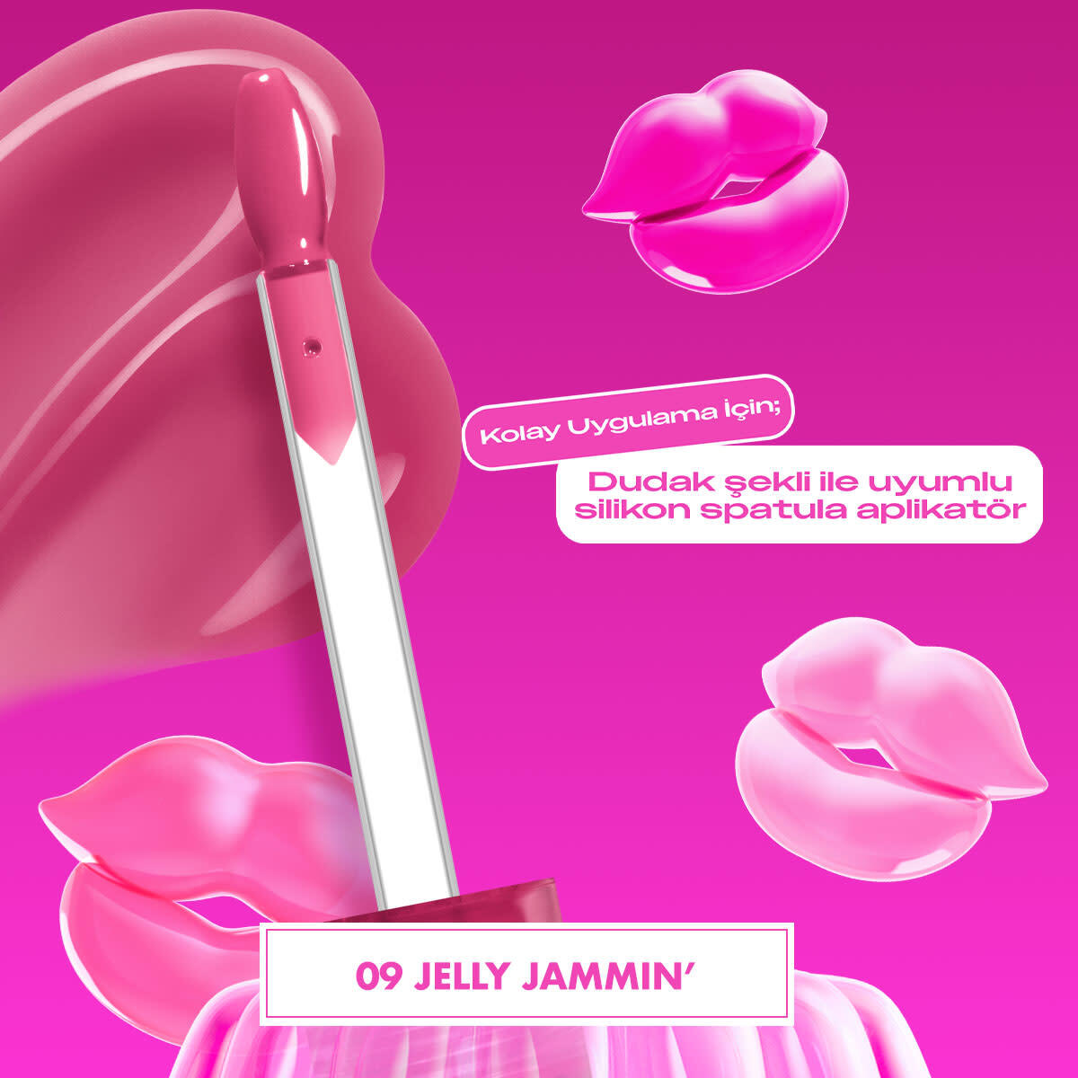 NYX NYX Nyx Professional Makeup Jelly Job Dudak Parlatıcısı Jelly Jammin 1 of 9