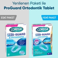  COREGA COREGA Corega Proguard & Ortodontik Protez Temizleyici Tablet 30’lu  1 of 8 
