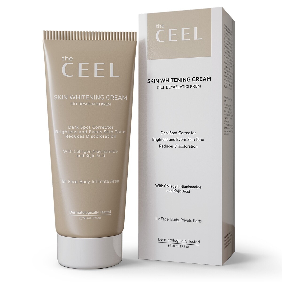 THE CEEL THE CEEL THE CEEL CİLT BEYAZLATICI KREM 50ML 1 of 2