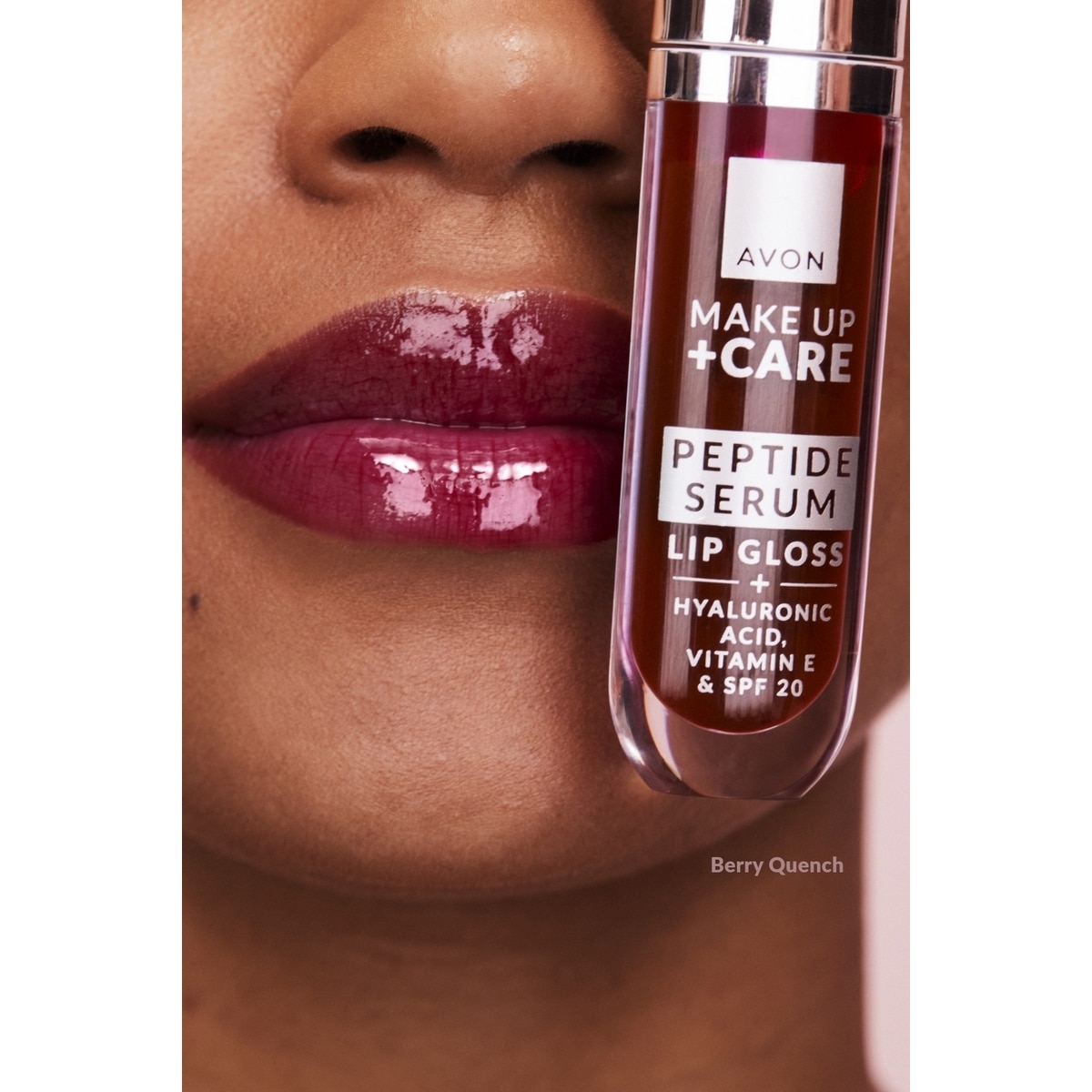  AVON AVON Avon Make Up + Care Peptit İçeren Serum Gloss Dudak Parlatıcısı Berry Quench  1 of 7 