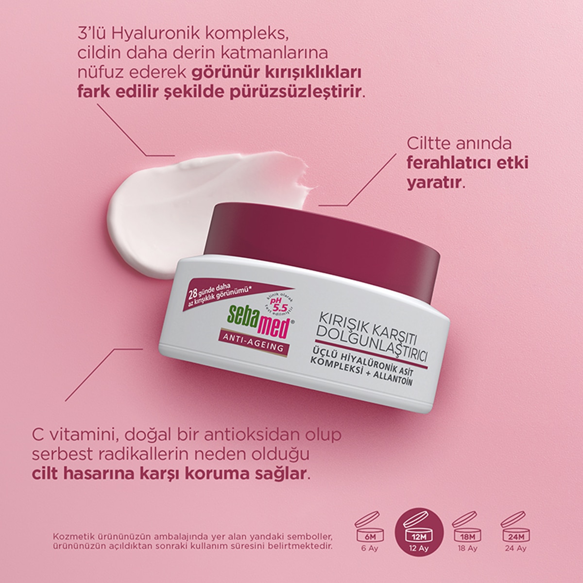  SEBAMED SEBAMED Sebamed Wrinkle Filler Kırışıklık Karşıtı Krem Dolgunlaştırıcı 50 ml  1 of 3 