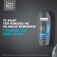  DOVE DOVE Dove +Care Advanced Clean Comfort 72 Saat Koruma Antiperspirant Erkek Roll-On 50 ml  1 of 10 
