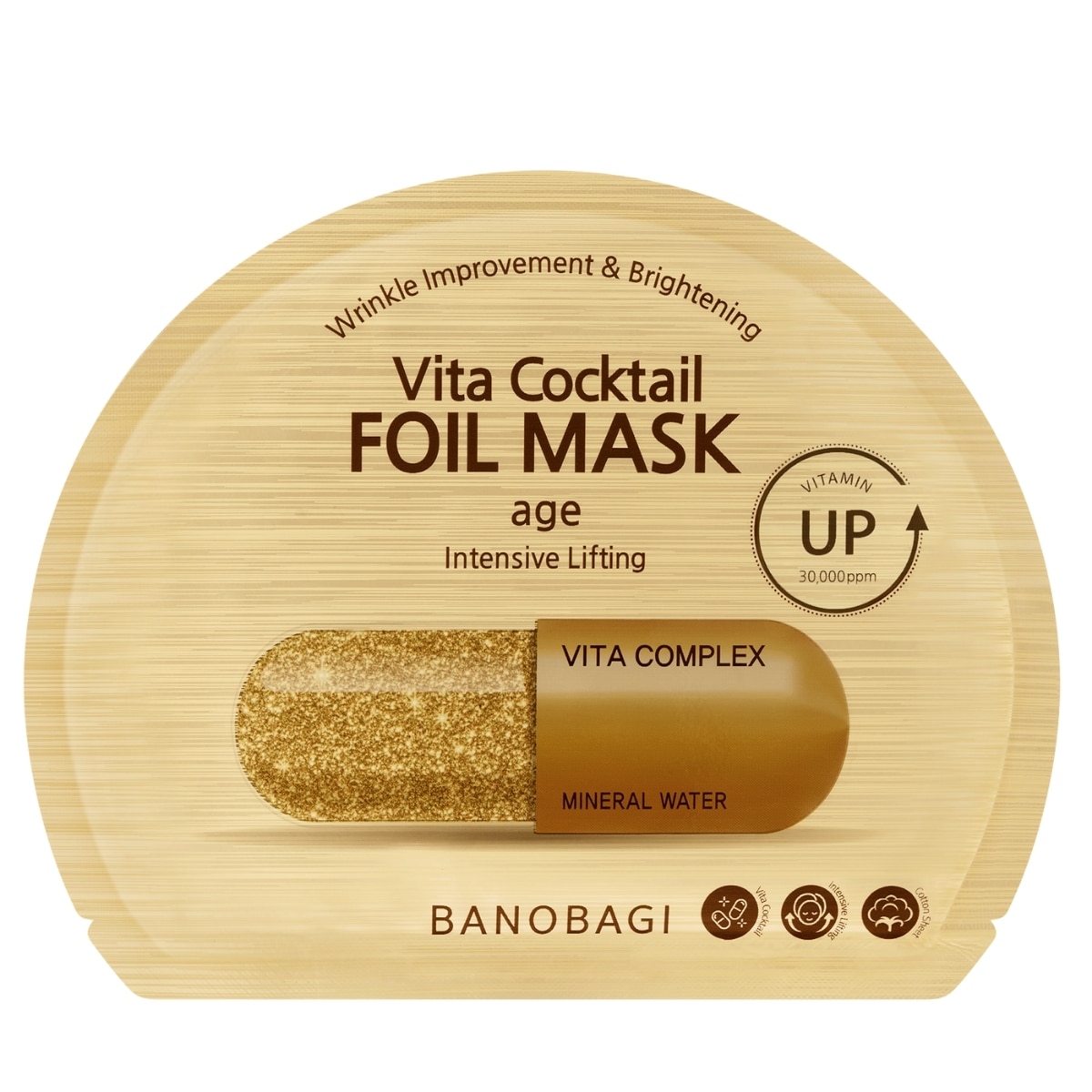 BANOBAGI BANOBAGI Banobagi Vita Cocktail Altın Maske Age 1 Adet 1 of 1 Banobagi Vita Cocktail Altın Maske Age 1 Adet