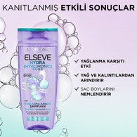  ELSEVE ELSEVE L'Oreal Paris Elseve Hydra [Hyaluronic] Pure Salisilik Asit İçeren Yağlanma Karşıtı Arındırıcı Şampuan 300 ml  1 of 6 
