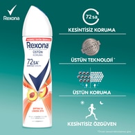 Rexona Kadın Sprey Deodorant Şeftali & Limon Otu 72 Saat Kesintisiz Üstün Koruma 150 ml