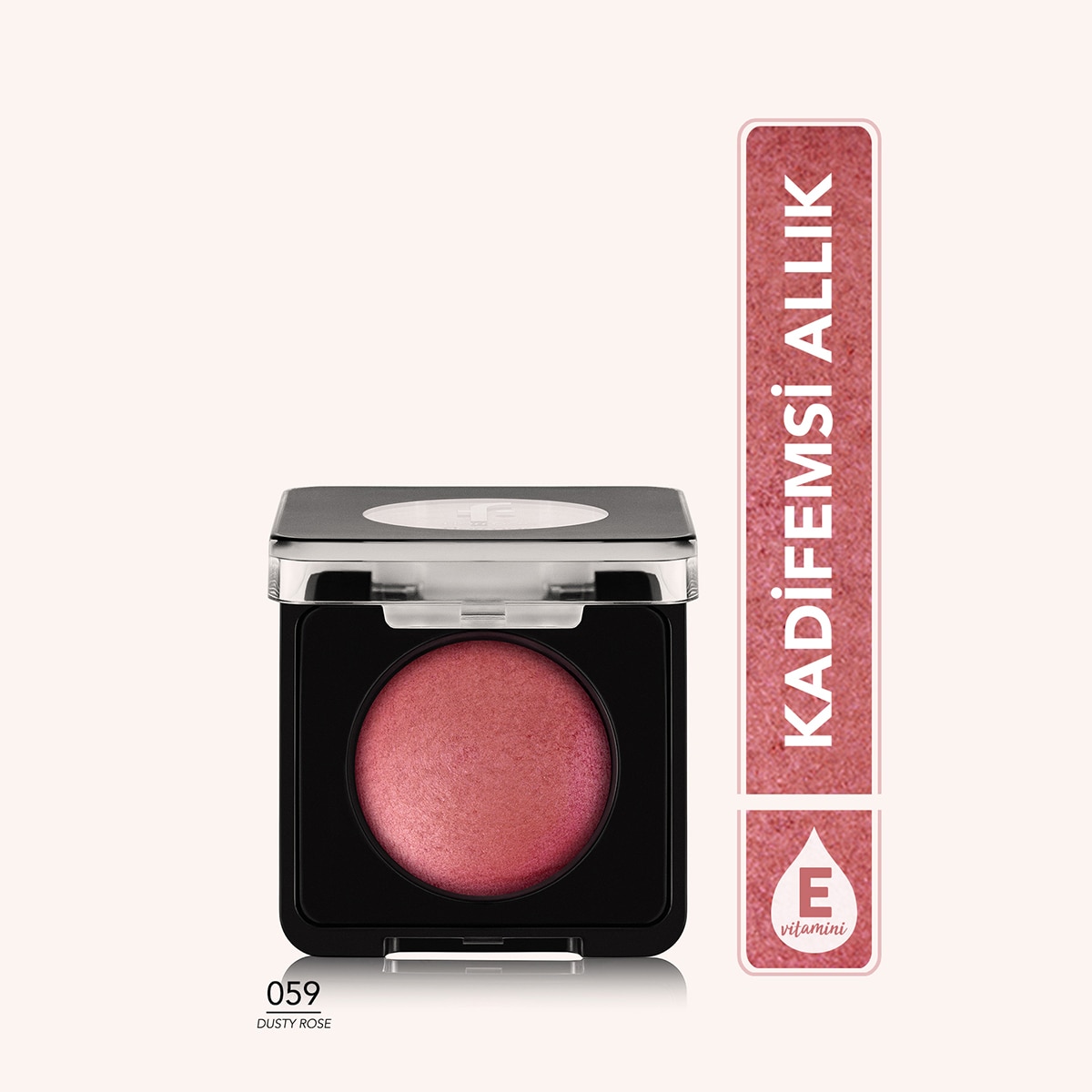  FLORMAR FLORMAR Flormar Baked Blush-On No: 59 Dusty Rose  Flormar Baked Blush-On No: 59 Dusty Rose
