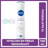  NIVEA DEO NIVEA DEO Nivea Fresh Sensation Kadın Sprey Deodorant 150 ml 72 Saat Anti-perspirant Koruma  1 of 1 