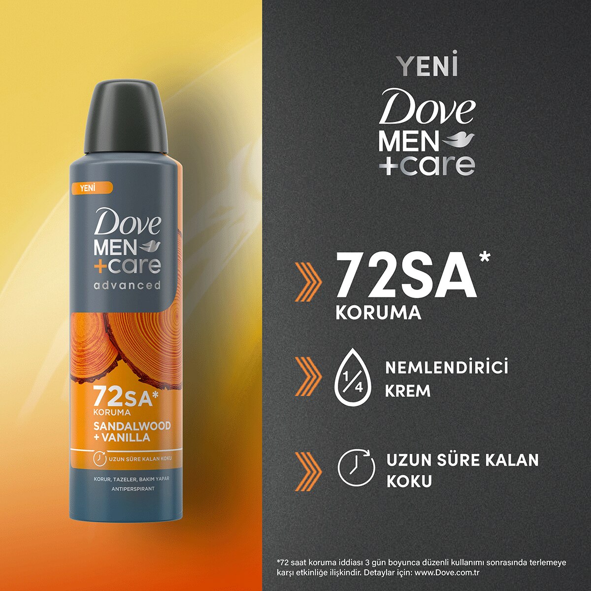  DOVE DOVE Dove Men Sandalwood & Vanilya Deodorant 150 ml  1 of 10 