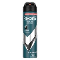 Rexona Men Erkek Sprey Deodorant Invisible Black & White 72 Saat Kesintisiz Üstün Koruma 150 ml