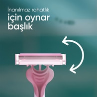 GILLETTE VENUS GILLETTE VENUS Gillette Venus Kullan At Tıraş Bıçağı 4'lü Paket 1 of 10