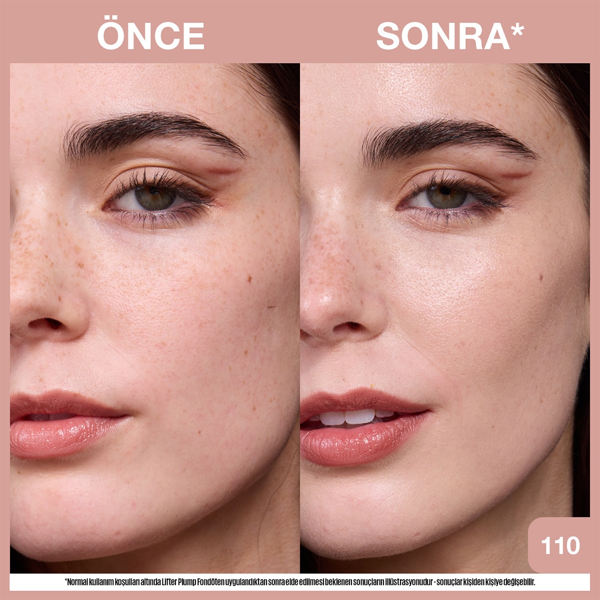  MAYBELLINE MAYBELLINE Maybelline New York Lifter Niasinamid ve Hyalüronik Asit İçeren Aydınlatan Fondöten 110  1 of 10 