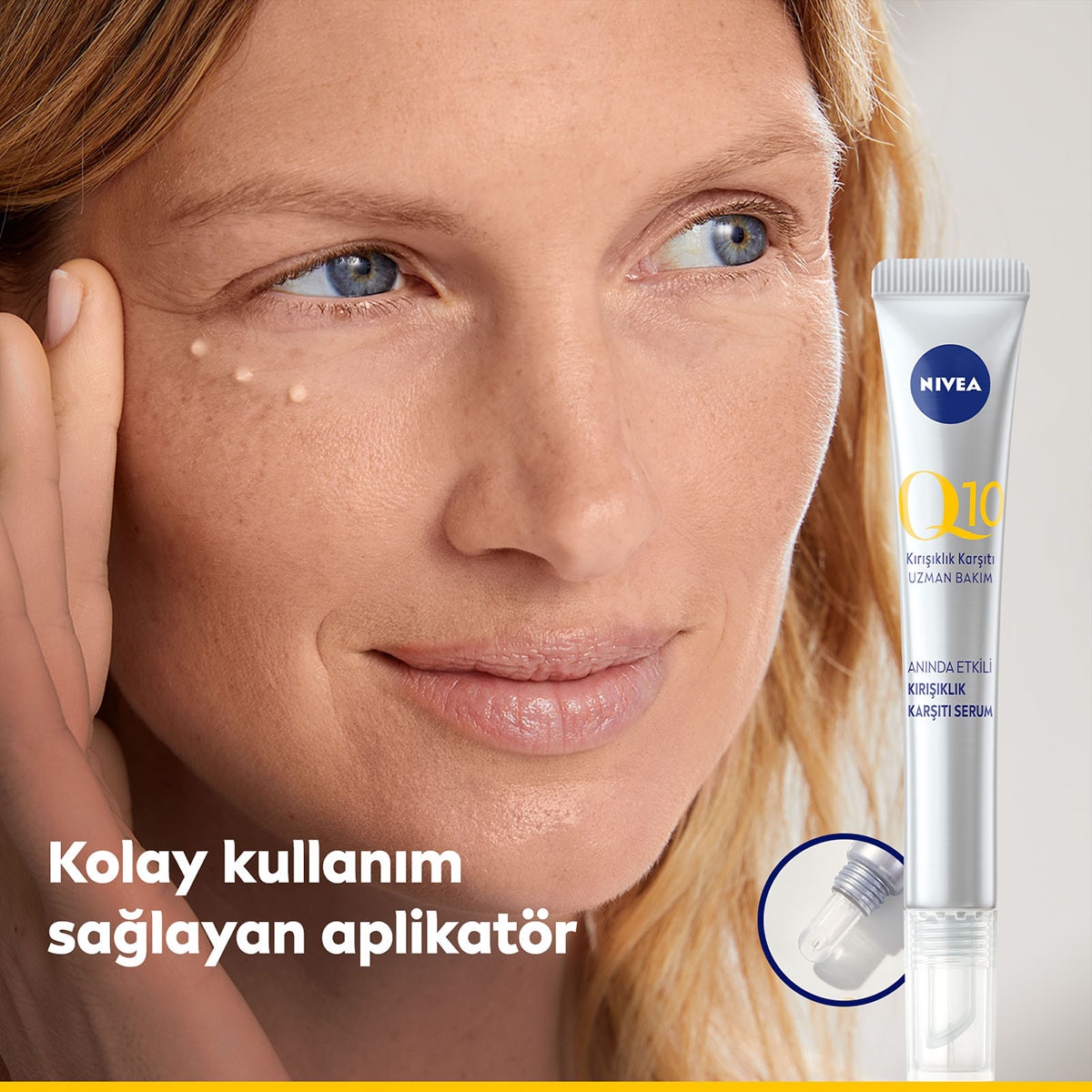  NIVEA VISAGE NIVEA VISAGE Nivea Q10 Anında Etkili Kırışıklık Karşıtı Serum 15 ml  1 of 10 