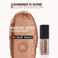Flormar Shimmer & Shine Işıltılı Likit Far No: 004
