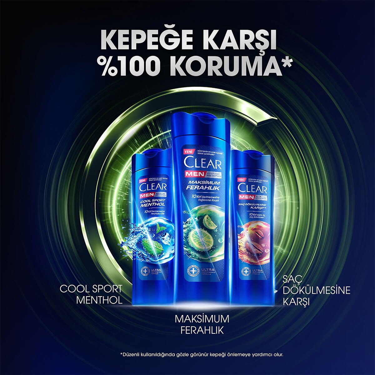 CLEAR CLEAR Clear Men Kepeğe Karşı Etkili Şampuan Maksimum Ferahlık 350 ml 1 of 11