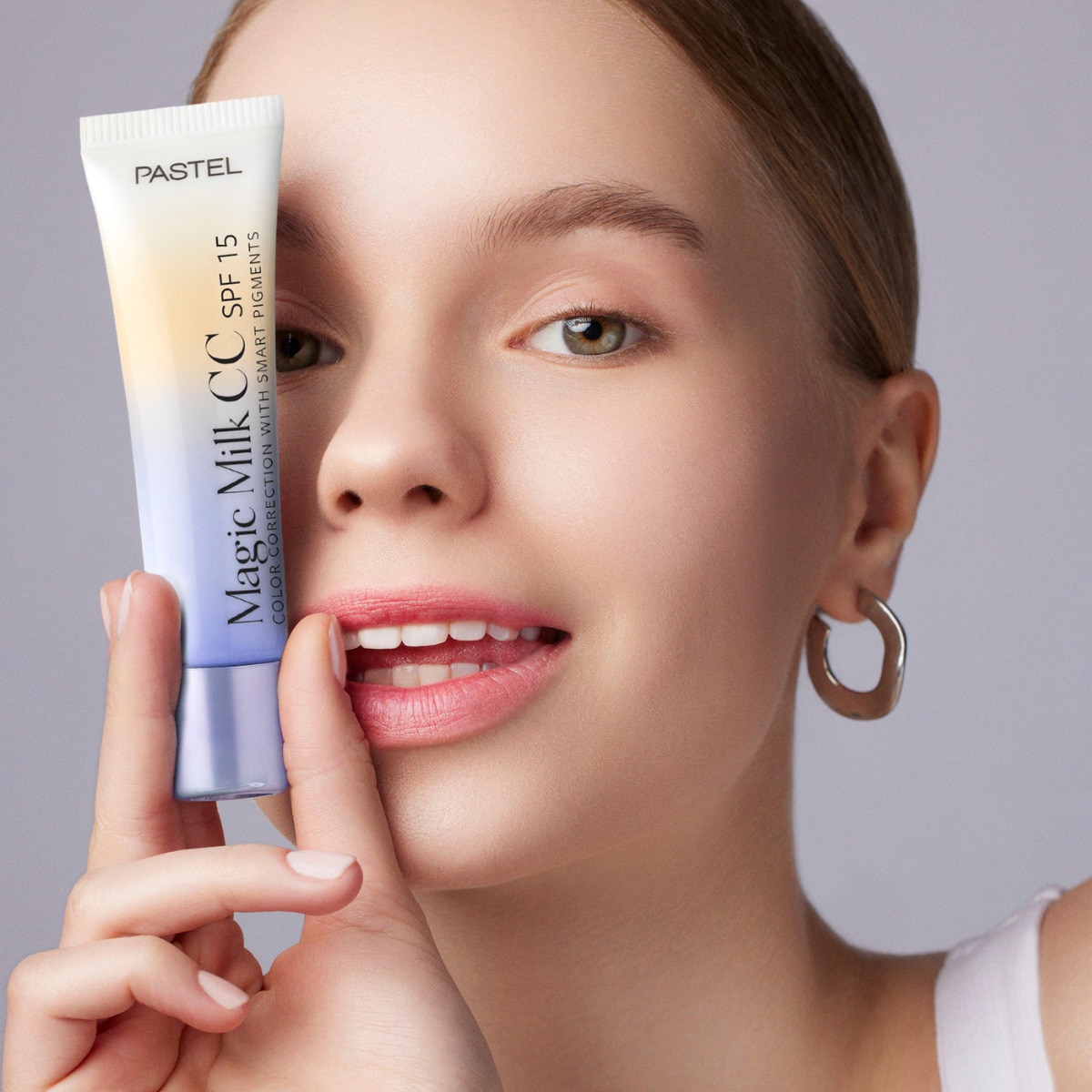  PASTEL PASTEL Pastel Make Up To Skin Care Magic Milk Cilt Tonu Eşitleyici SPF 15 CC Krem 50 Light Medium  1 of 9 